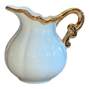 Richelieu Mini Creamer Pitcher 2180 Made In Japan Ceramic White
